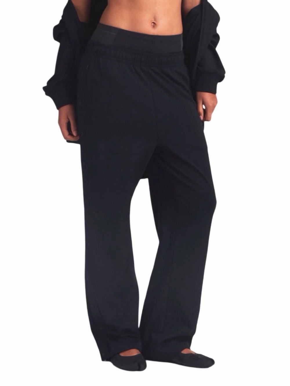 Nike x SKIMS Matte Tricot Side Snaps Pant - Size XL - BO-WLG-3533